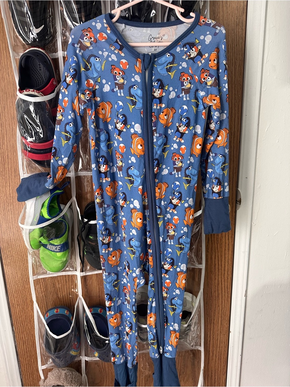 Gracie’s closet Bluey Nemo collab